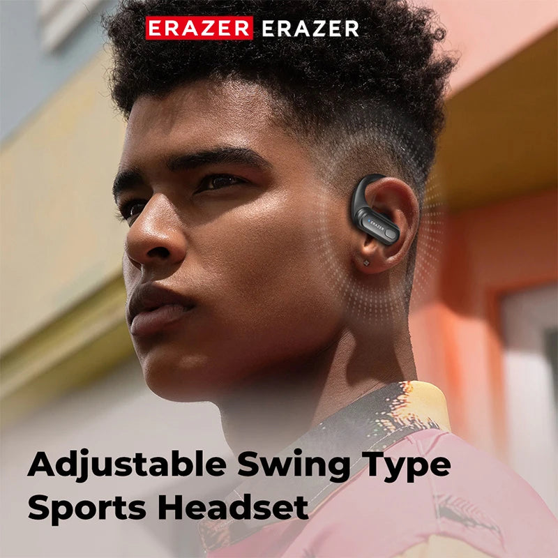 ERAZER XT60 Wireless Headset Bluetooth 5.3 Bass Stereo Sports Headset with Microphone