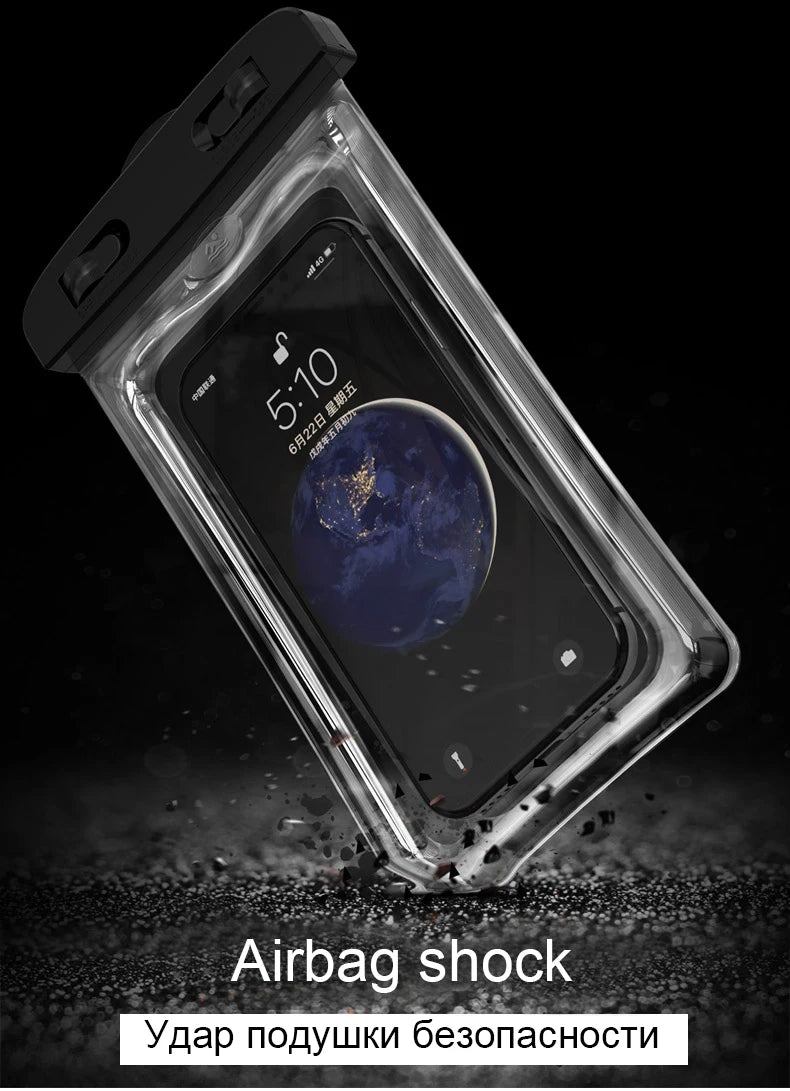 Waterproof Phone Case Swimming Bags Water proof Bag Mobile Phone Pouch PV Cover for iPhone 16 15 14 Pro Max Huawei Xiaomi Redmi