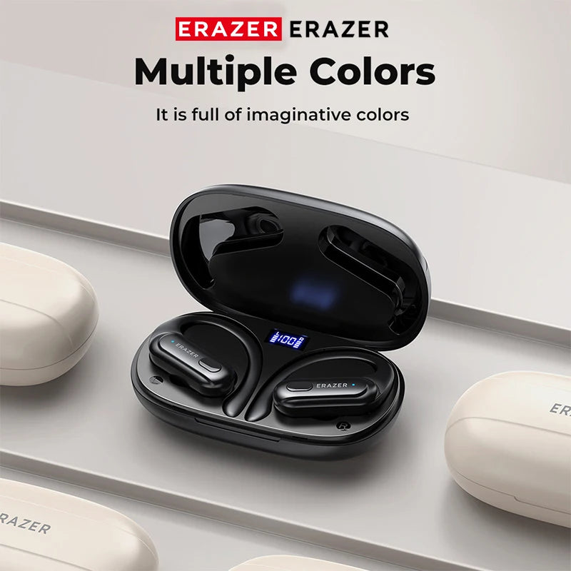 ERAZER XT60 Wireless Headset Bluetooth 5.3 Bass Stereo Sports Headset with Microphone