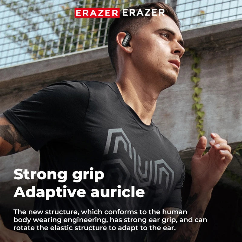 ERAZER XT60 Wireless Headset Bluetooth 5.3 Bass Stereo Sports Headset with Microphone