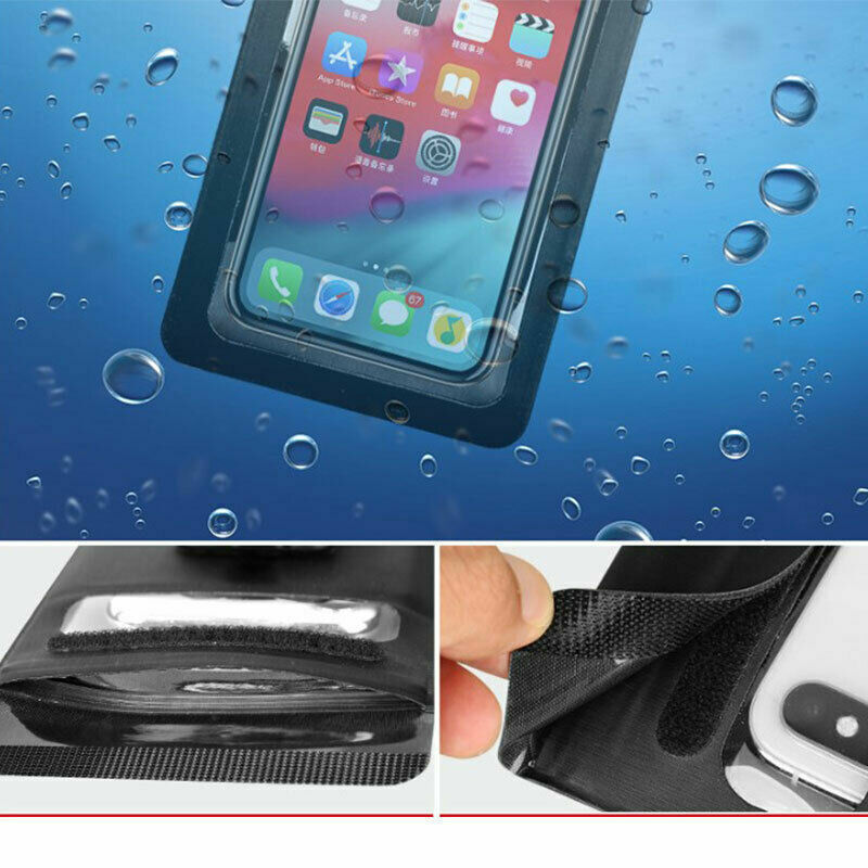 Bicycle Motor Bike 360 Waterproof Phone Case Mount Holder For All Mobile Phones