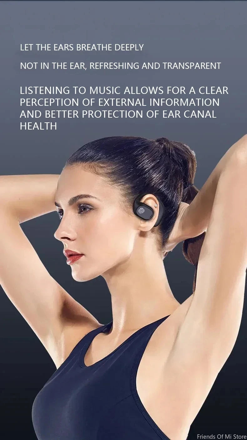Xiaomi Bone Conduction Earphones Bluetooth5.3 Wireless Sports Earbuds HiFi 9D Stereo Waterproof Touch Control Noise Reduction