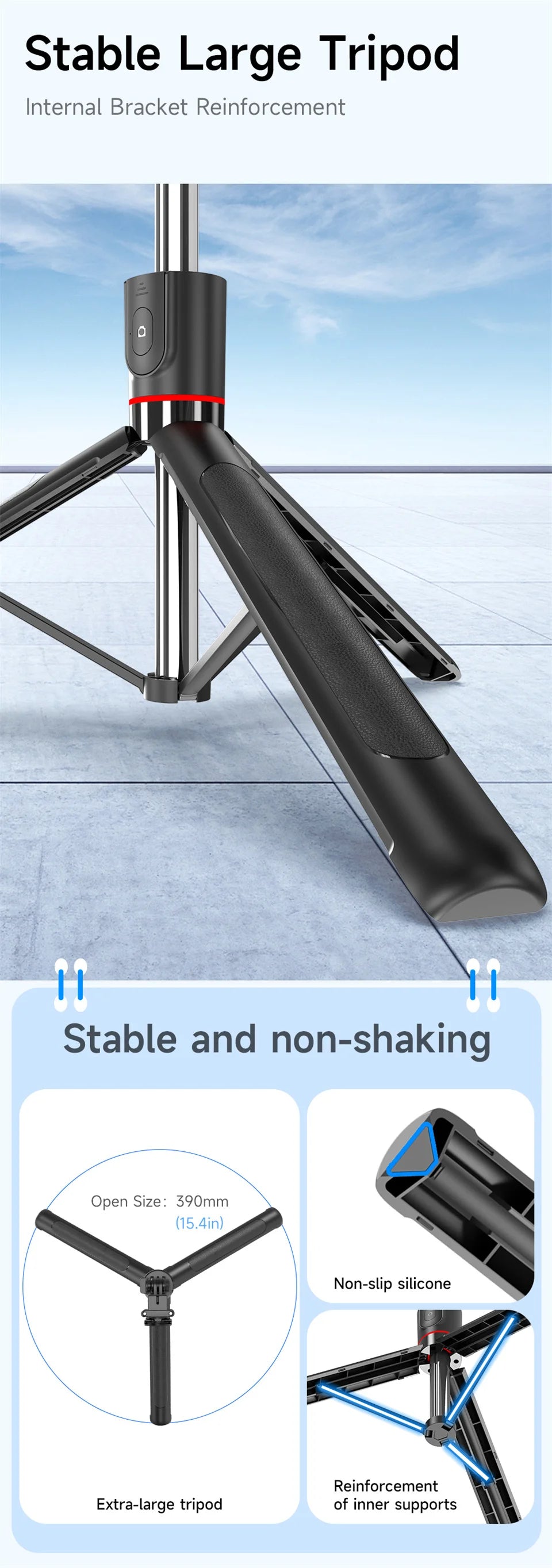 2025 NEW Monopod Remote Shutter Fill Light for iPhone Samsung Xiaomi Phone Holder Mini Tripod Wireless Bluetooth Selfie Stick
