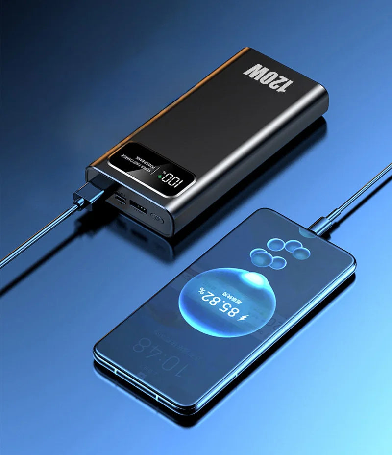 Xiaomi 120W 200000mAh Power Bank Super Fast Charging Battery High Capacity Digital Display PowerBank For iPhone Samsung Huawei