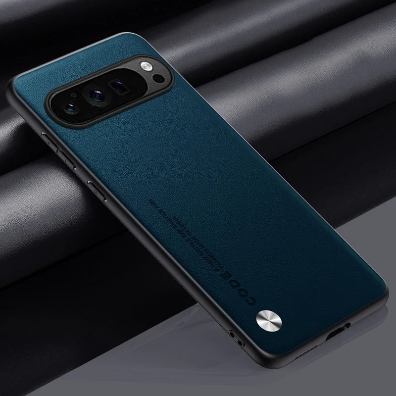 Luxury PU Leather Case For Google Pixel 9 Pro XL Back Cover Silicone Protection Phone Case For Google Pixel 9A 9Pro Pixel9 A 5G