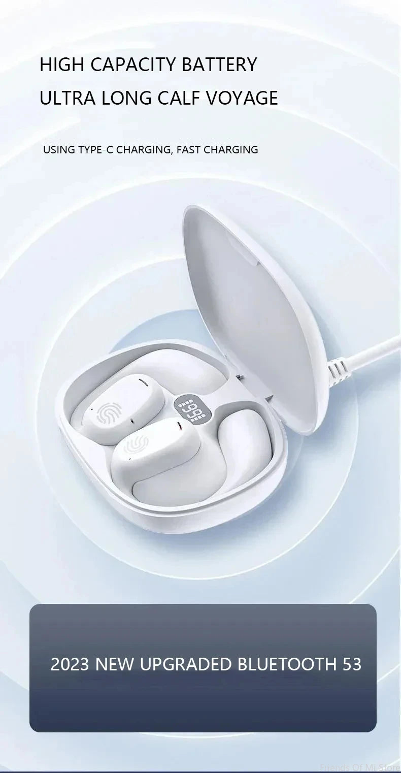 Xiaomi Bone Conduction Earphones Bluetooth5.3 Wireless Sports Earbuds HiFi 9D Stereo Waterproof Touch Control Noise Reduction