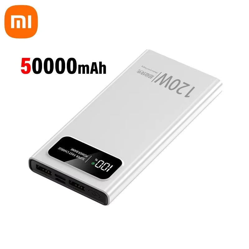 Xiaomi 120W 200000mAh Power Bank Super Fast Charging Battery High Capacity Digital Display PowerBank For iPhone Samsung Huawei