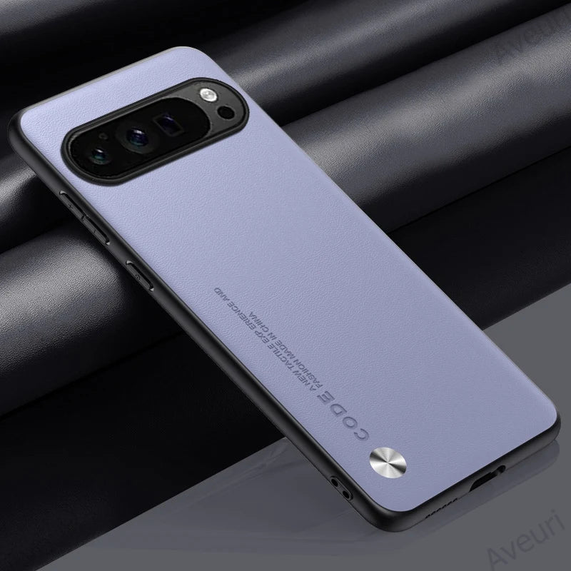 Luxury PU Leather Case For Google Pixel 9 Pro XL Back Cover Silicone Protection Phone Case For Google Pixel 9A 9Pro Pixel9 A 5G