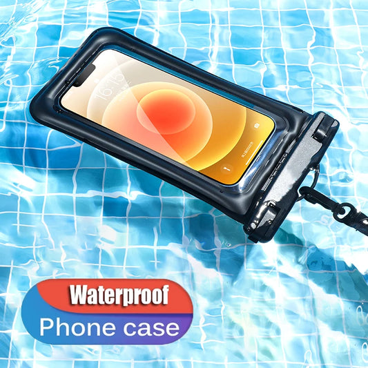 Waterproof Phone Case Swimming Bags Water proof Bag Mobile Phone Pouch PV Cover for iPhone 16 15 14 Pro Max Huawei Xiaomi Redmi