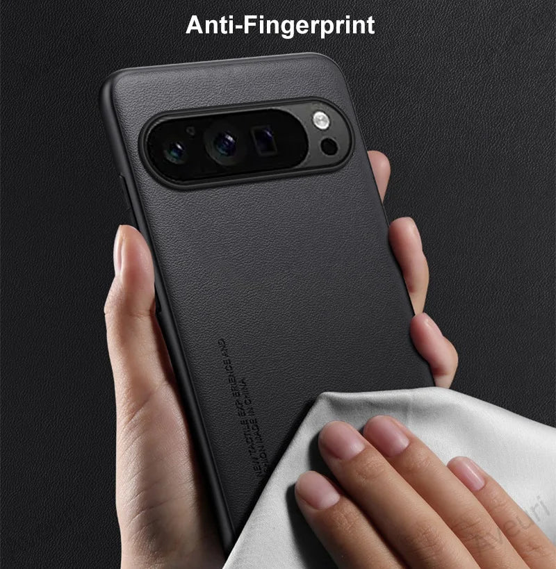 Luxury PU Leather Case For Google Pixel 9 Pro XL Back Cover Silicone Protection Phone Case For Google Pixel 9A 9Pro Pixel9 A 5G