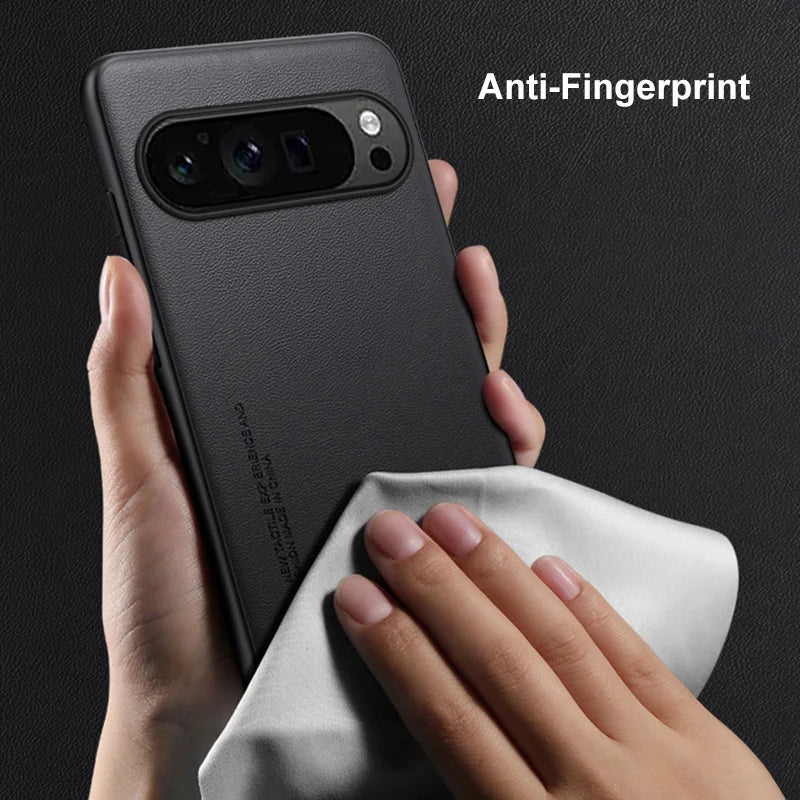 Luxury PU Leather Case For Google Pixel 9 Pro XL Back Cover Silicone Protection Phone Case For Google Pixel 9A 9Pro Pixel9 A 5G
