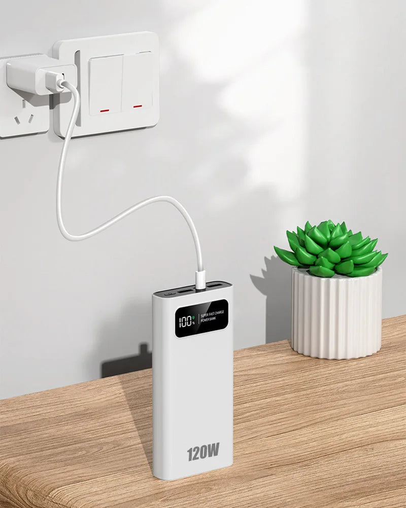 Xiaomi 120W 200000mAh Power Bank Super Fast Charging Battery High Capacity Digital Display PowerBank For iPhone Samsung Huawei