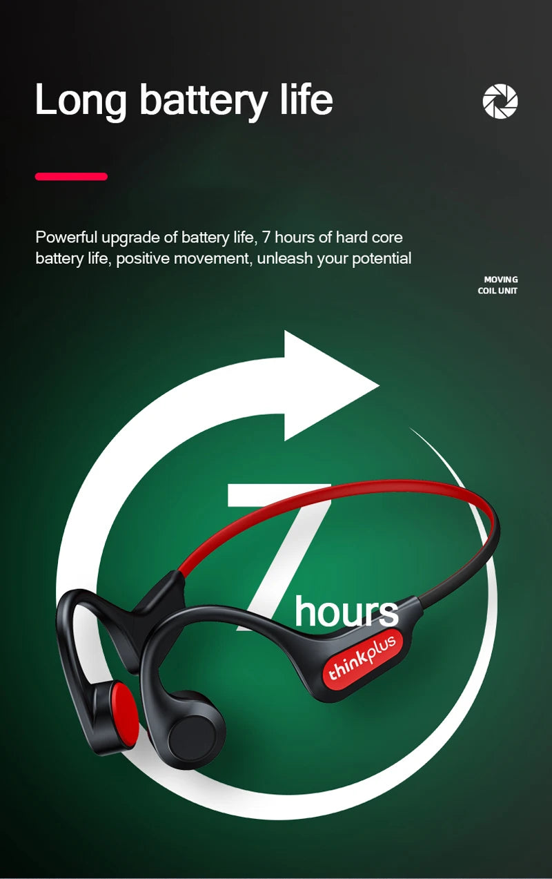 Lenovo X3 Pro Bone Conduction Earphone TWS Fone Bluetooth Wireless Headphone Driving Cycling Earbuds Sports Running Headset