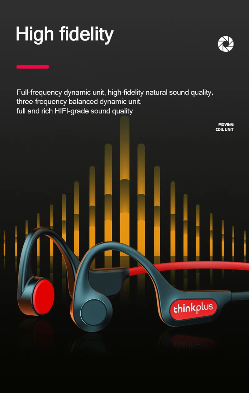 Lenovo X3 Pro Bone Conduction Earphone TWS Fone Bluetooth Wireless Headphone Driving Cycling Earbuds Sports Running Headset