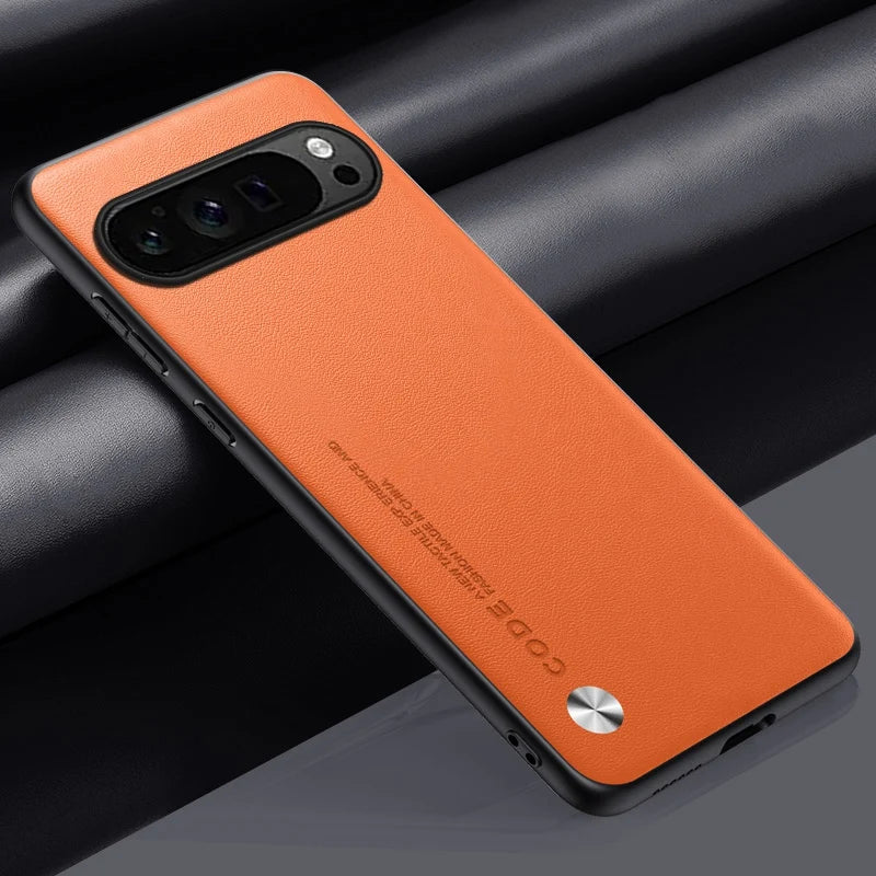 Luxury PU Leather Case For Google Pixel 9 Pro XL Back Cover Silicone Protection Phone Case For Google Pixel 9A 9Pro Pixel9 A 5G