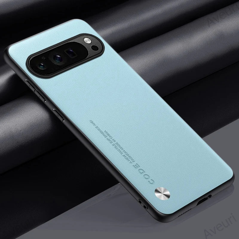 Luxury PU Leather Case For Google Pixel 9 Pro XL Back Cover Silicone Protection Phone Case For Google Pixel 9A 9Pro Pixel9 A 5G