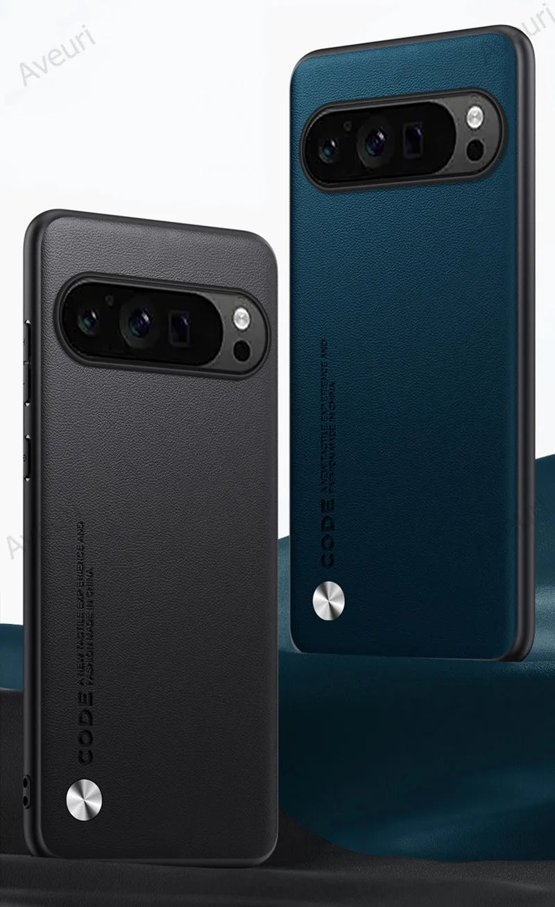 Luxury PU Leather Case For Google Pixel 9 Pro XL Back Cover Silicone Protection Phone Case For Google Pixel 9A 9Pro Pixel9 A 5G