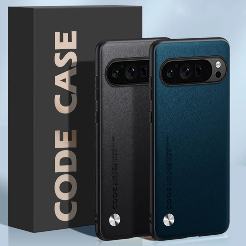 Luxury PU Leather Case For Google Pixel 9 Pro XL Back Cover Silicone Protection Phone Case For Google Pixel 9A 9Pro Pixel9 A 5G