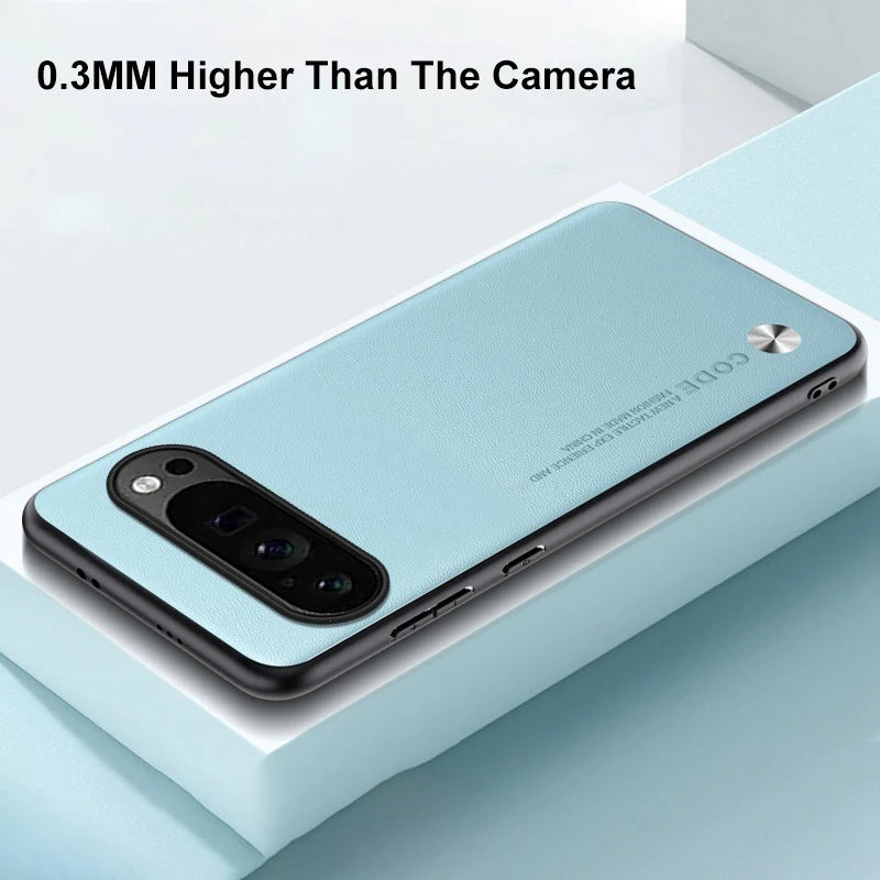 Luxury PU Leather Case For Google Pixel 9 Pro XL Back Cover Silicone Protection Phone Case For Google Pixel 9A 9Pro Pixel9 A 5G