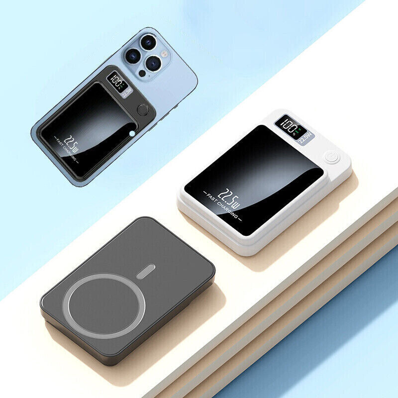 Magnetic Wireless Power Bank 12000mAh For Magsafe Battery Pack For iPhone 12 13 14